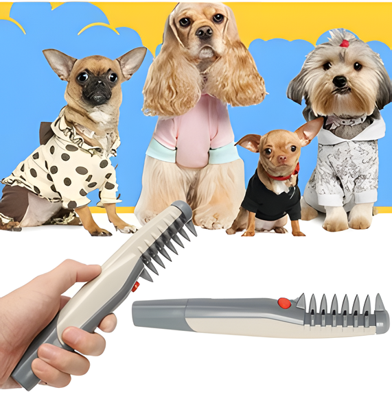 Achieve smooth, knot-free fur with Fellona Pet Trimmer. Painless grooming tool for dogs & cats.