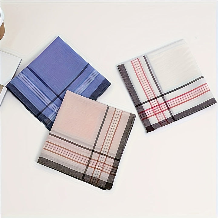 High-quality cotton handkerchiefs, soft, lightweight, and stylish men's accessory.