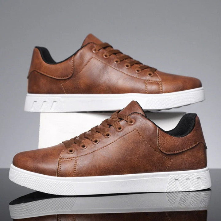 Comfortable men's trainers, perfect everyday shoes for walking & versatile smart casual fashion.