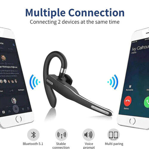 Wireless noise cancelling trucker headset by FischerZ with ergonomic design and long battery life