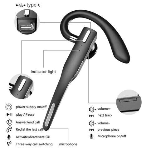 FischerZ long battery life wireless earbuds with advanced noise cancelling technology