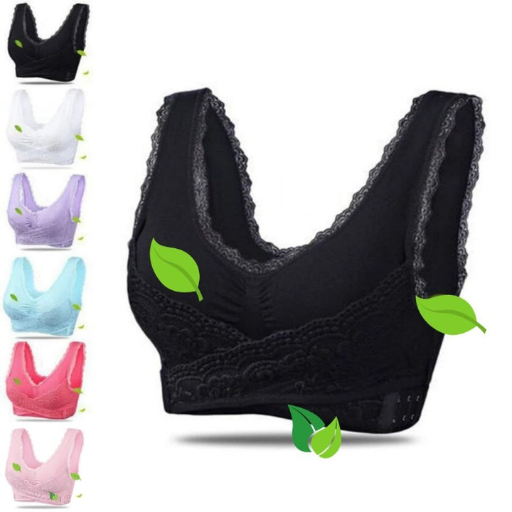 Versatile everyday wireless lace bra for women, offering ultimate comfort and support under any outfit.