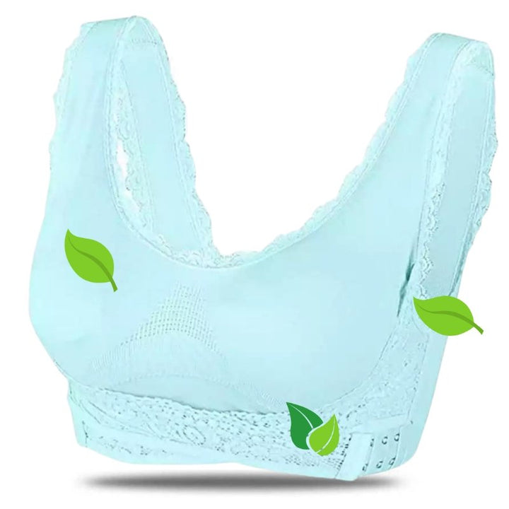 Elegant women's lace bralette offering wireless comfort and everyday support, perfect for intimates collection.