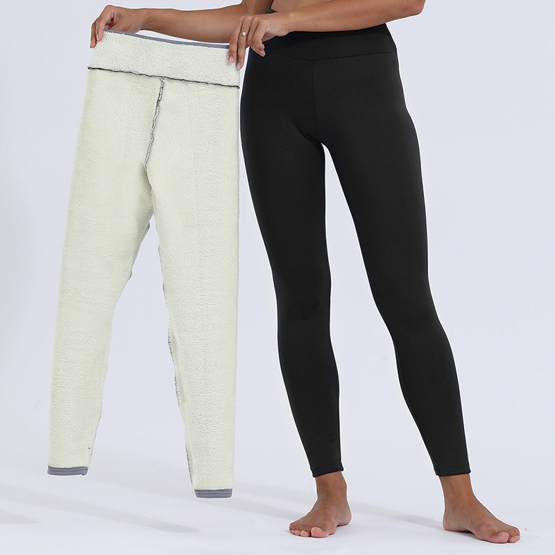 Durable and soft fleece lined pants for women, perfect for everyday winter wear.