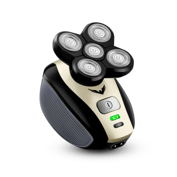 USB rechargeable travel rotary shaver for men, ideal for sensitive skin and convenient on-the-go grooming.
