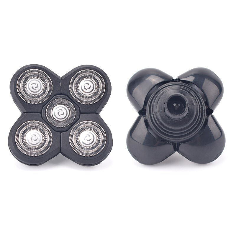 Premium men's grooming tool: rotary electric shaver for a gentle, sensitive skin-friendly, smooth shave.