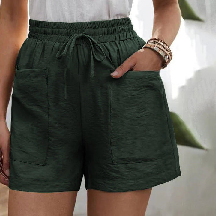 Perfect warm weather women's shorts, great for summer casual outfits & everyday comfortable style.