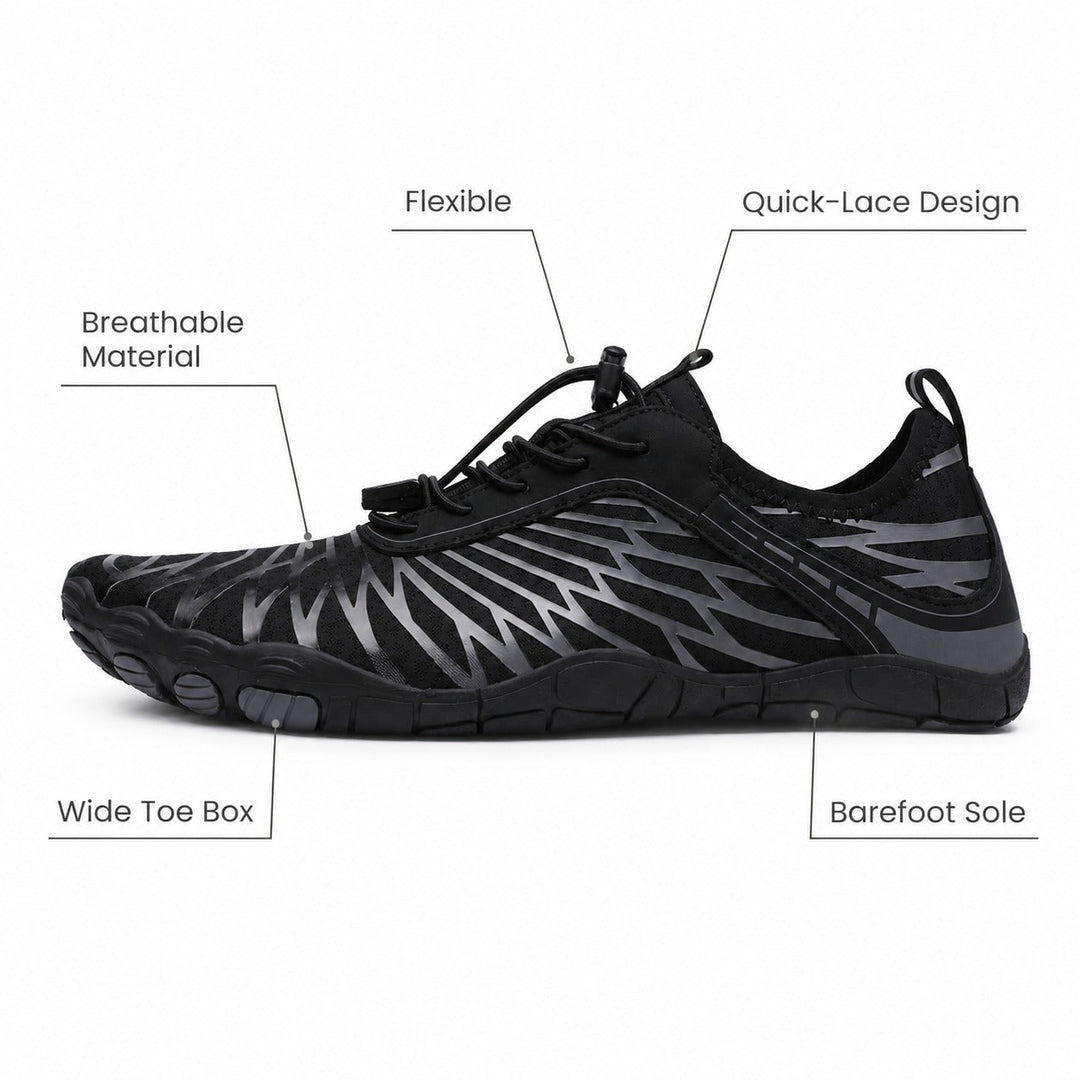 Everyday comfort: Women's barefoot walking shoes with a flexible sole.