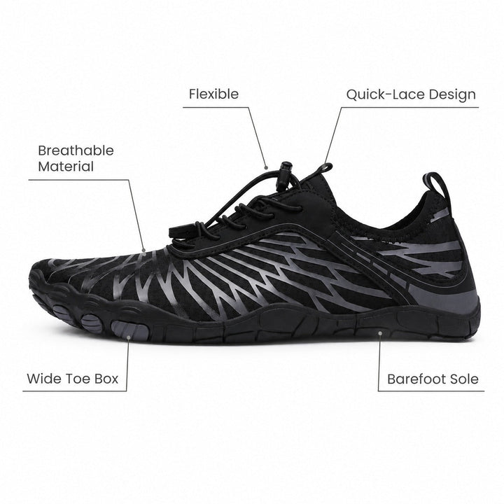 Everyday comfort: Women's barefoot walking shoes with a flexible sole.