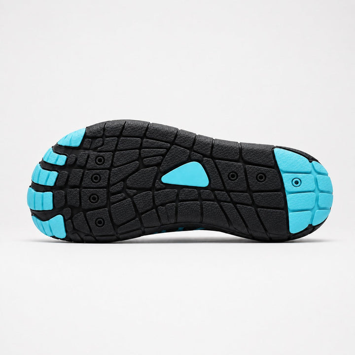 Barefoot design women's shoes with a flexible sole for active walking.