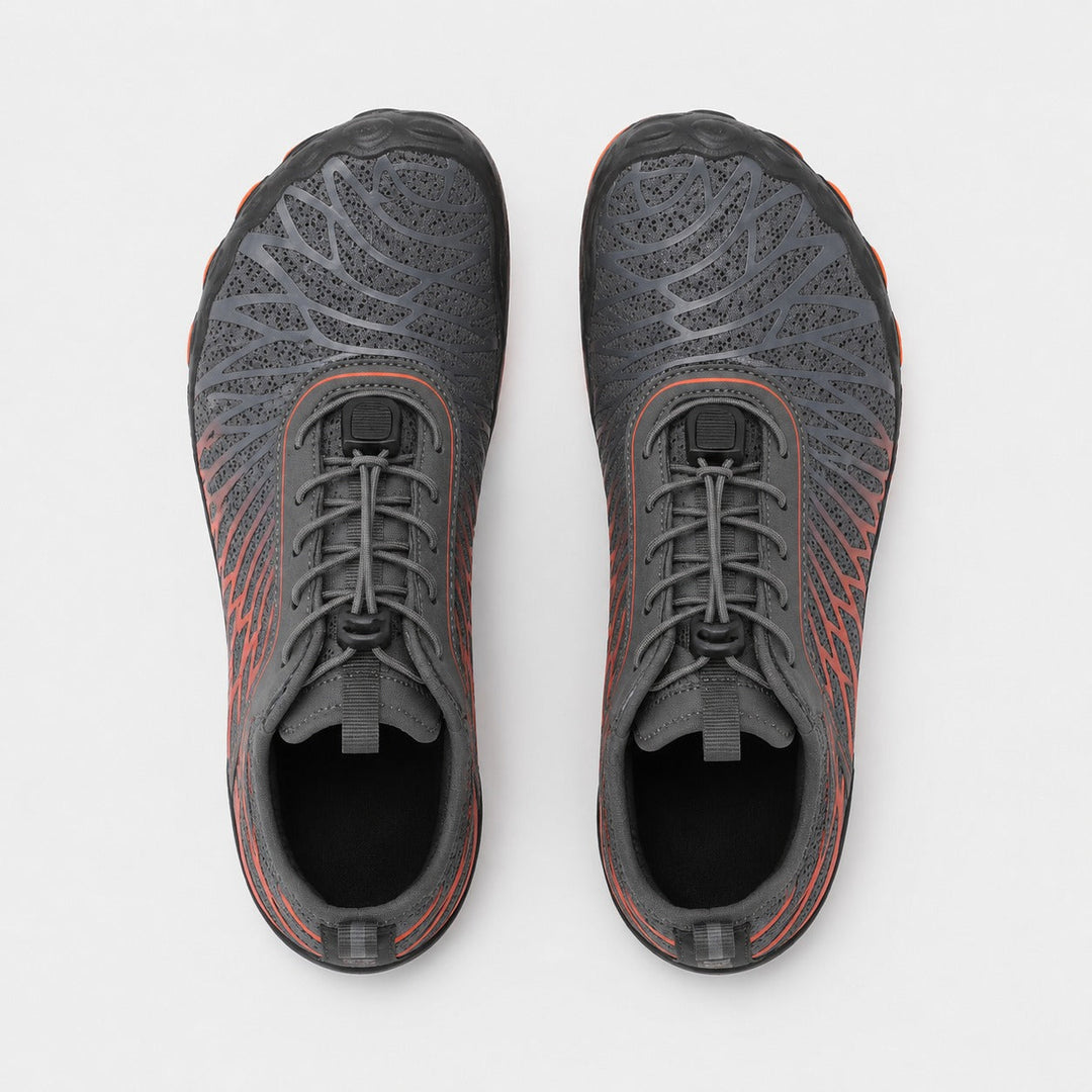 Comfortable women's active footwear, barefoot design & flexible sole.