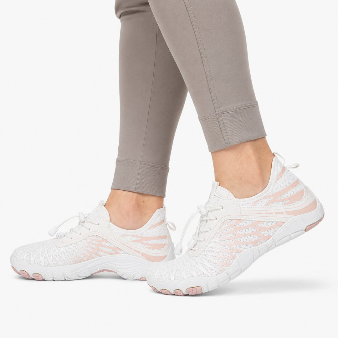 Flexible women's barefoot shoes, ideal for active everyday wear.