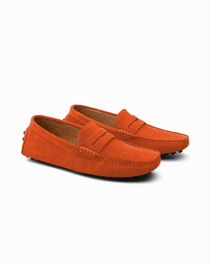 Men's premium suede-effect slip-on loafers, designed for maximum comfort and timeless style.