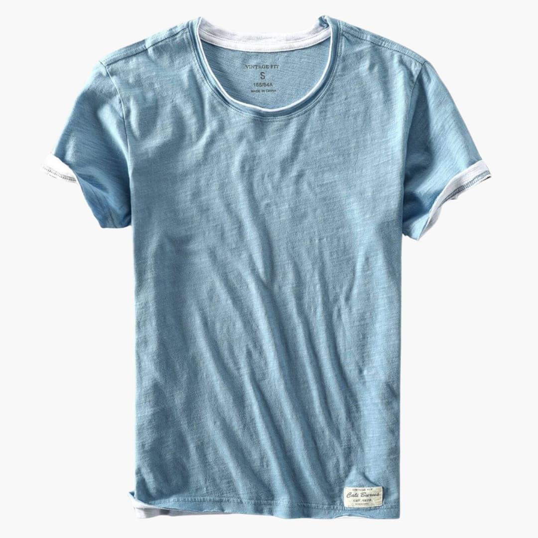 Comfortable men's classic ringer t-shirt. Effortless everyday casual wear with stylish contrast trim & relaxed fit.