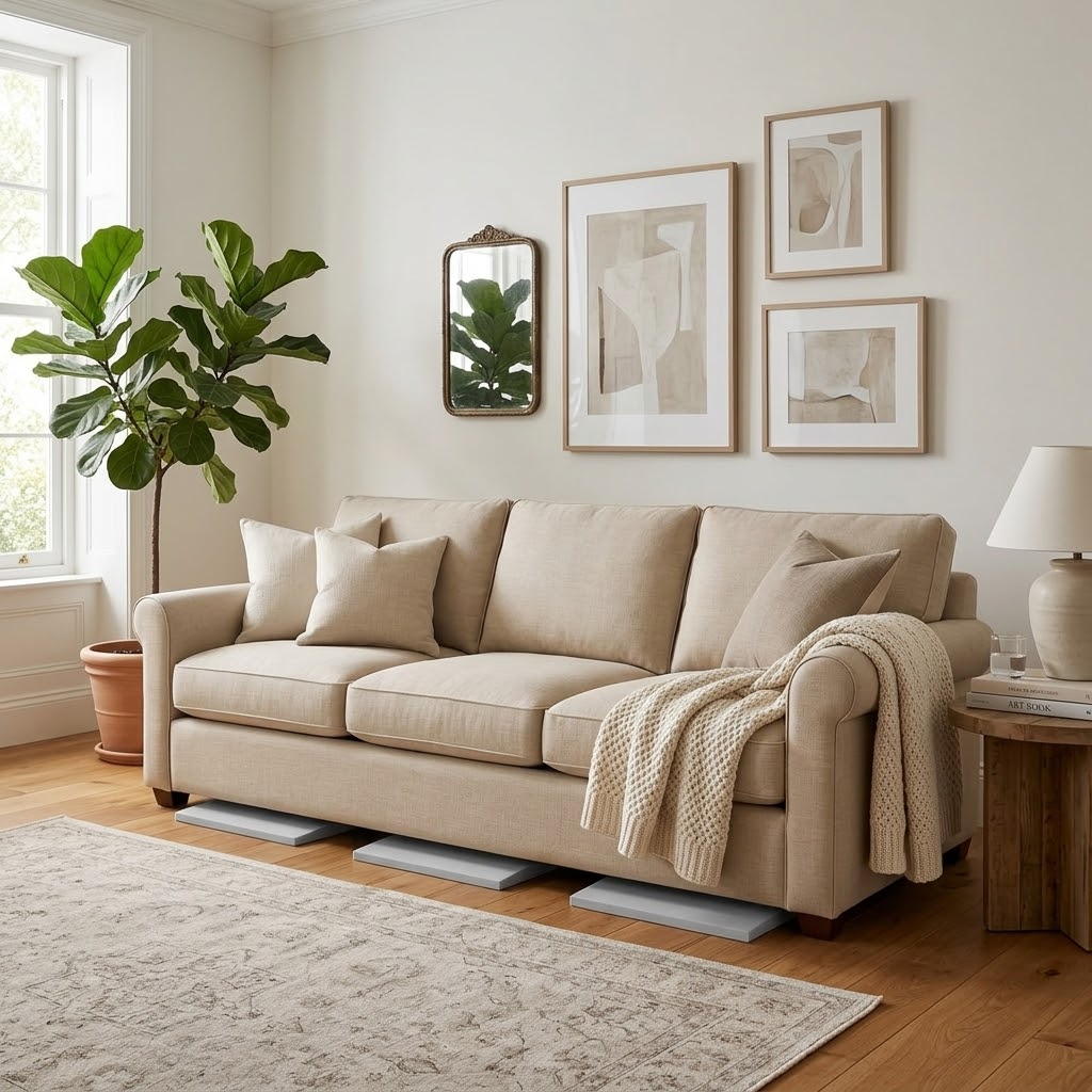 Enhance home comfort with a universal cushion support pad, perfect for firming sagging sofas and seats.