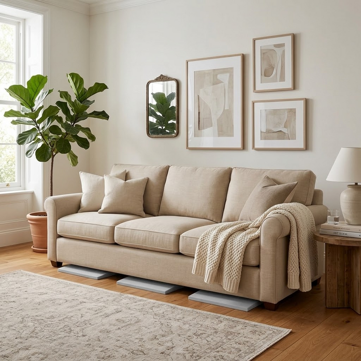 Enhance home comfort with a universal cushion support pad, perfect for firming sagging sofas and seats.