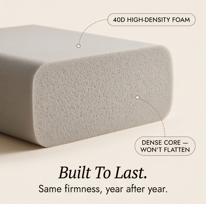 Sofa saver pad for sagging seats, offering firm cushion support, furniture repair, and improved comfort.