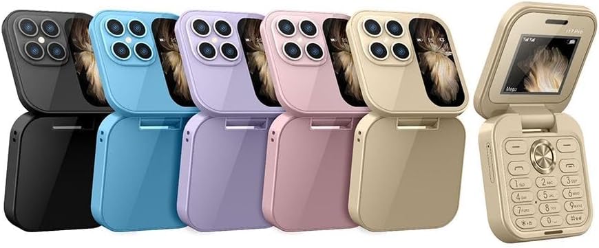 Reliable backup mini phone, foldable and compact. Essential for emergencies and travel.