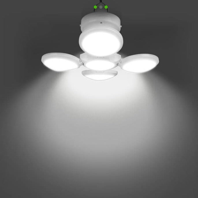 Versatile foldable solar LED bulb. Portable lantern for camping, hiking, outdoor use, and emergency lighting.