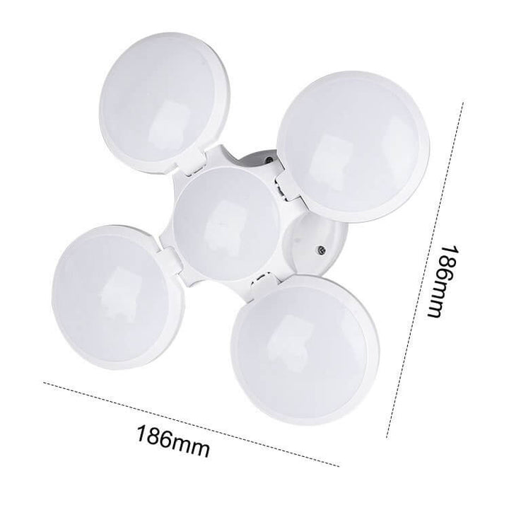 Convenient foldable solar LED bulb. USB & solar charged, portable light for camping & outdoor adventures.