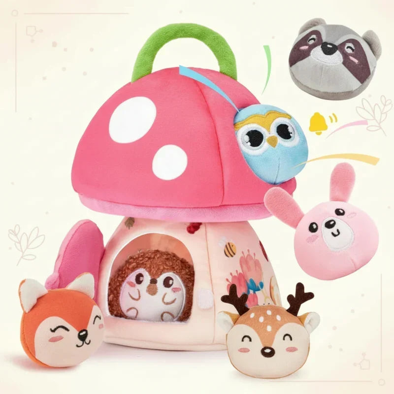 Children's Sensory Forest Plush Toy, a soft comfort toy for calm play & stress relief in kids.