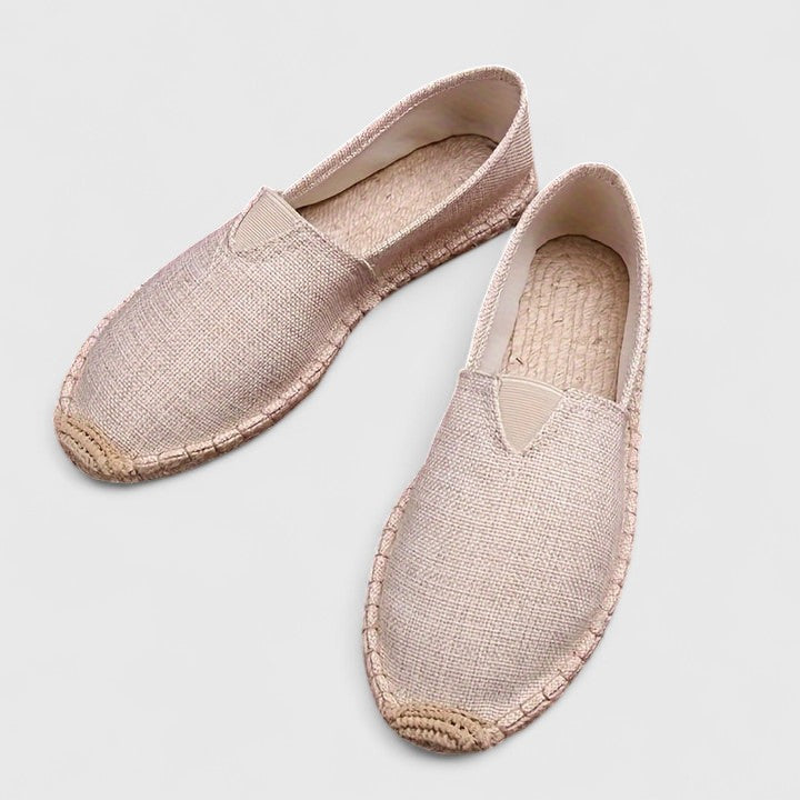 Women's orthopedic espadrille slip-ons, lightweight & comfortable for summer leisure & beach vacations.