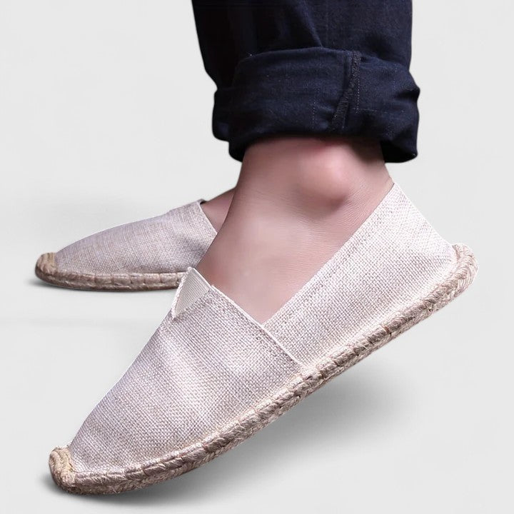 Women's Linen Espadrille Flats