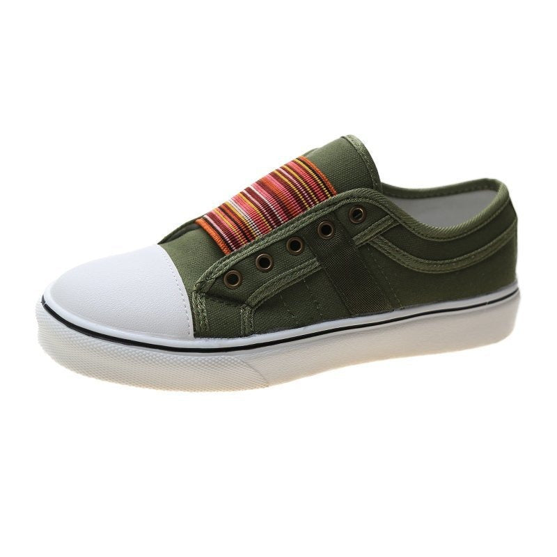 Modern women's slip-on sneakers, ideal for comfortable everyday casual wear. Versatile fashion footwear for autumn.