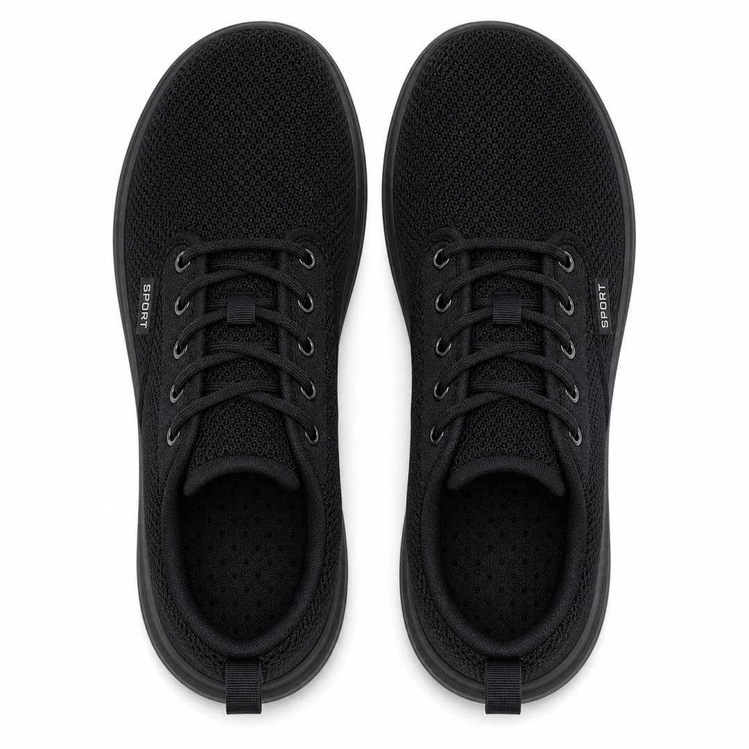 Slip-resistant women's athletic shoes, wide toe design for ultimate comfort.