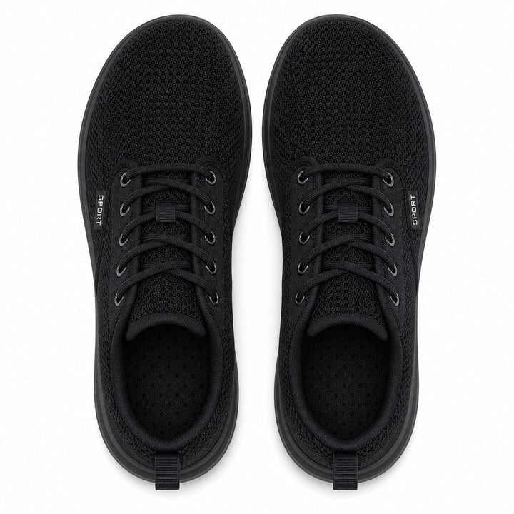 Slip-resistant women's athletic shoes, wide toe design for ultimate comfort.