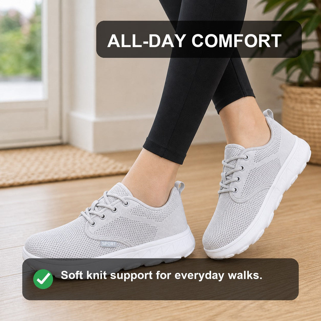 Casual women's footwear: wide toe walking shoes for ultimate comfort.