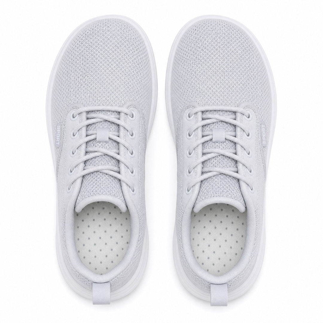 Supportive & flexible wide toe walking shoes for women's all-day comfort.