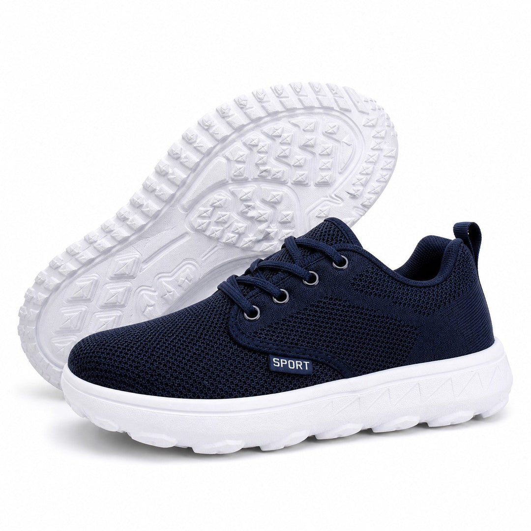 Women's wide toe athletic shoes, slip-resistant for secure everyday walking.