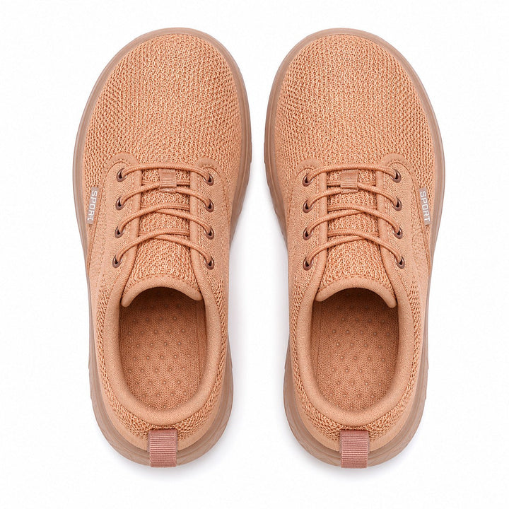 Practical women's comfort shoes, wide toe for everyday walking & flexibility.