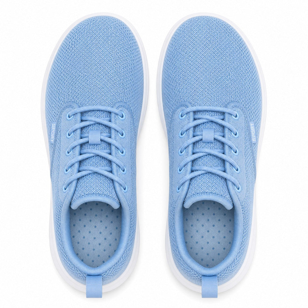 Women's walking shoes, wide toe box & flexible design for everyday comfort.