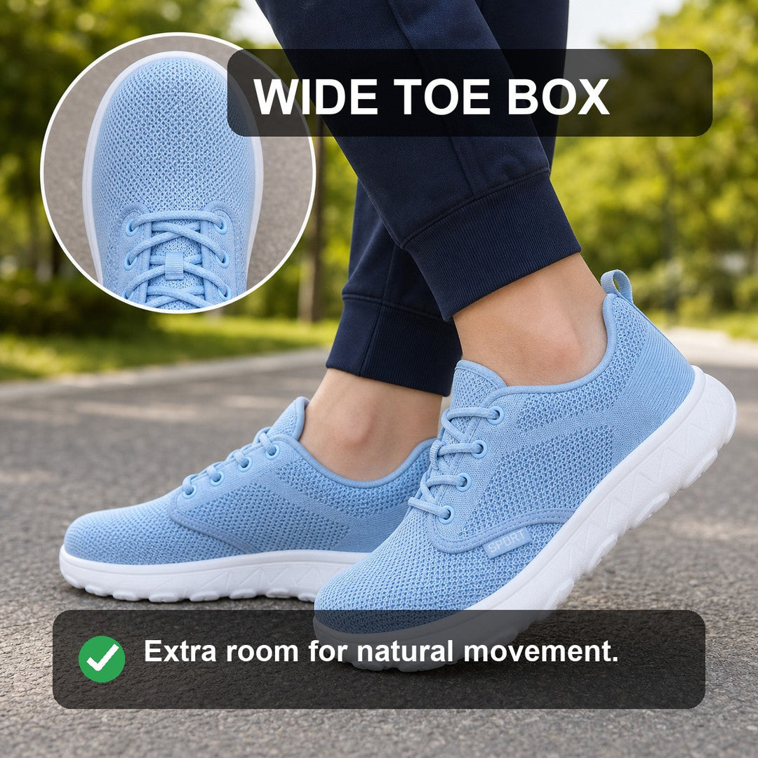 All-day comfort women's wide toe walking shoes for an active lifestyle.