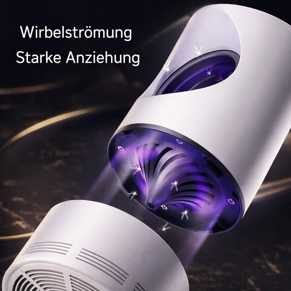 Silent, chemical-free UV mosquito lamp & insect trap. Safe indoor/outdoor pest control for families, pets & homes.