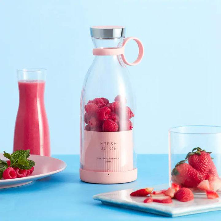 Compact and lightweight personal blender, great for hiking and picnics. Rechargeable for convenience.