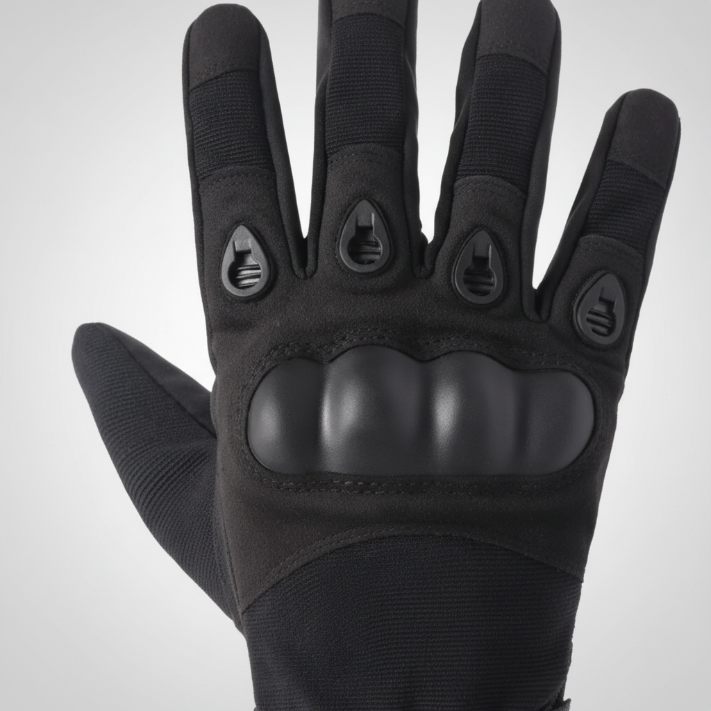 Unisex tactical full finger gloves in army green, designed for robust protection and versatile outdoor use.