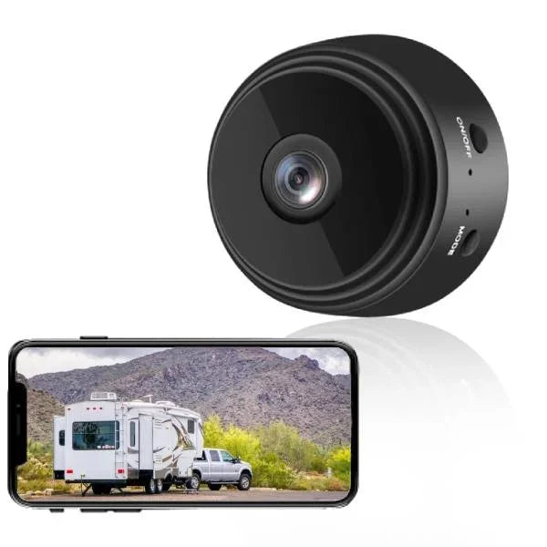 Full HD wireless backup camera for RVs, trucks, and trailers with night vision.
