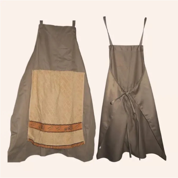 Unisex funny cooking apron with humorous graphic, ideal for kitchen parties & BBQ fun. A great gift for cooks.
