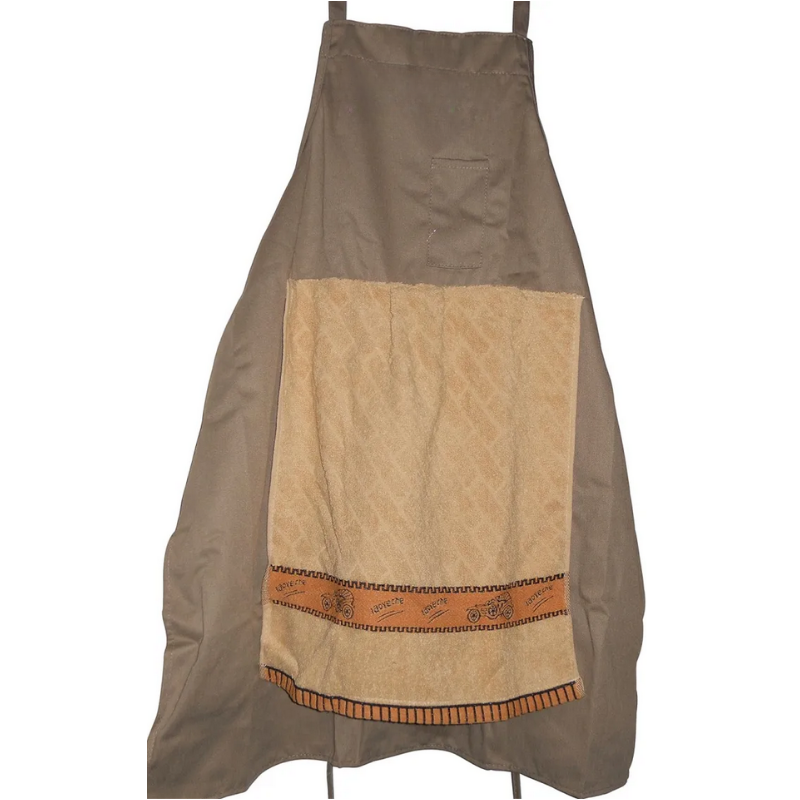 Funny grilling apron for unisex, adding fun to BBQ parties & outdoor cooking. Durable kitchen accessory.