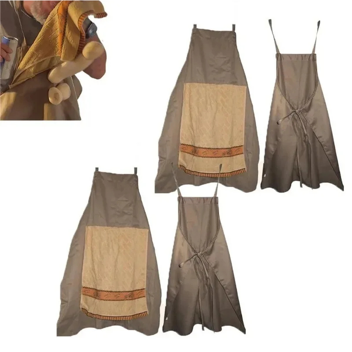 Humorous cooking apron, a funny gift for cooks and chefs. Unisex design for kitchen & BBQ fun.