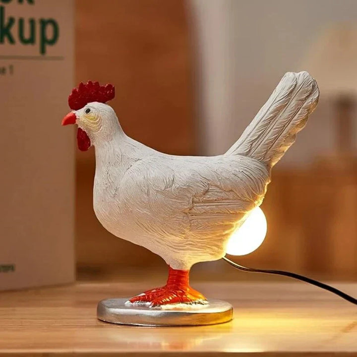 Funny Chicken Table Lamp - Whimsical Home Decor for Easter & Parties
