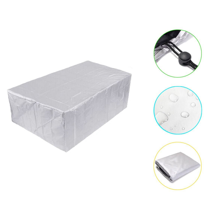 Outdoor garden furniture cover. Waterproof and UV resistant for complete patio protection.