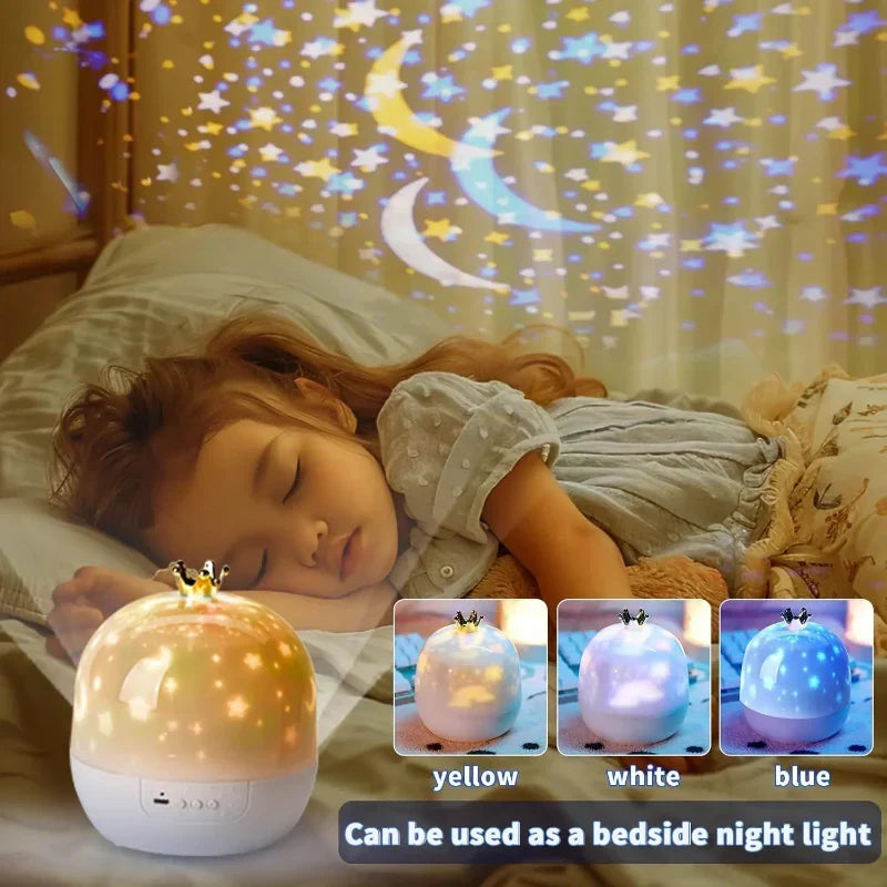Adjustable galaxy projector night light, ideal for relaxation and creating a unique room ambiance for adults.