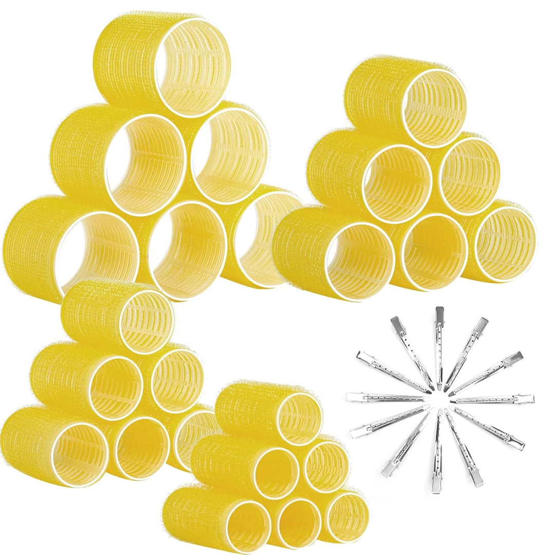 Easy-to-use self-adhesive curlers for women, perfect for beauty routines & DIY bouncy curls.