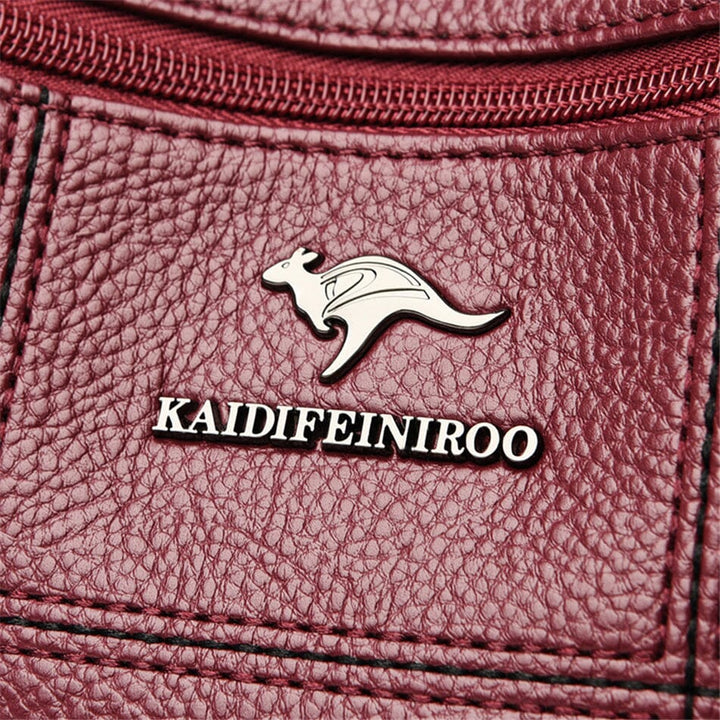 Premium genuine leather women's handbag. Elegant and durable shoulder tote bag, a luxury fashion item.