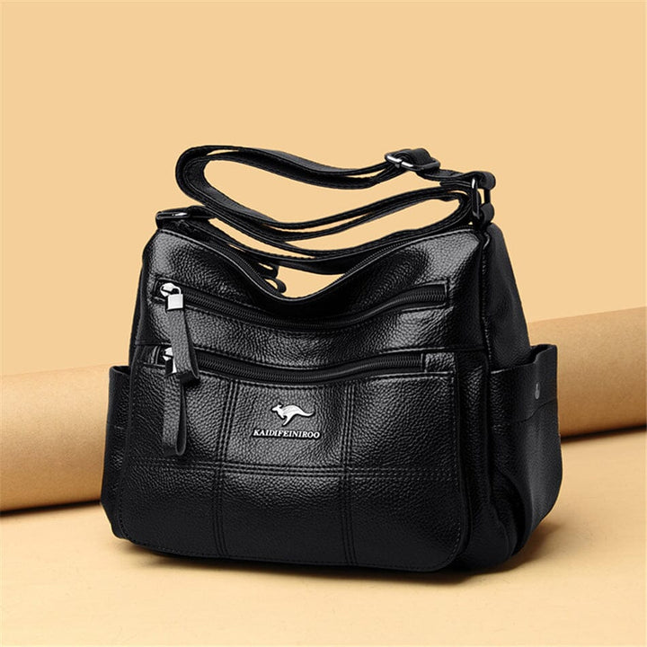 Elegant genuine leather handbag for women, a stylish fashion accessory. Perfect shoulder or tote bag.