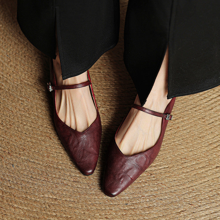 Genuine leather mules, sophisticated women's footwear for any occasion